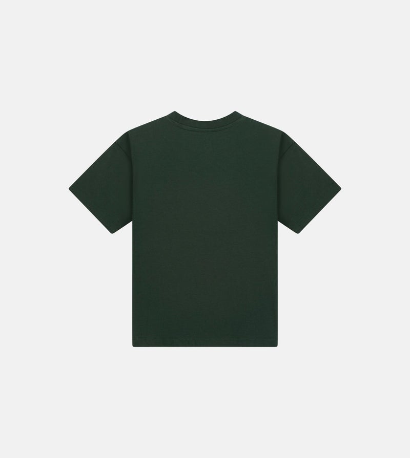 إف5 تيشيرت بناتي مطرز كبير الحجم - أخضر - Image 2